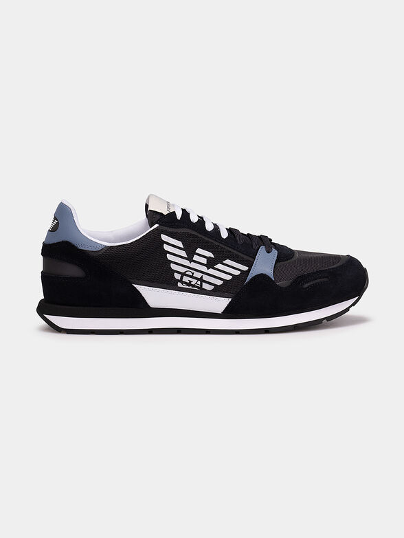 Sneakers with maxi logo print - 1