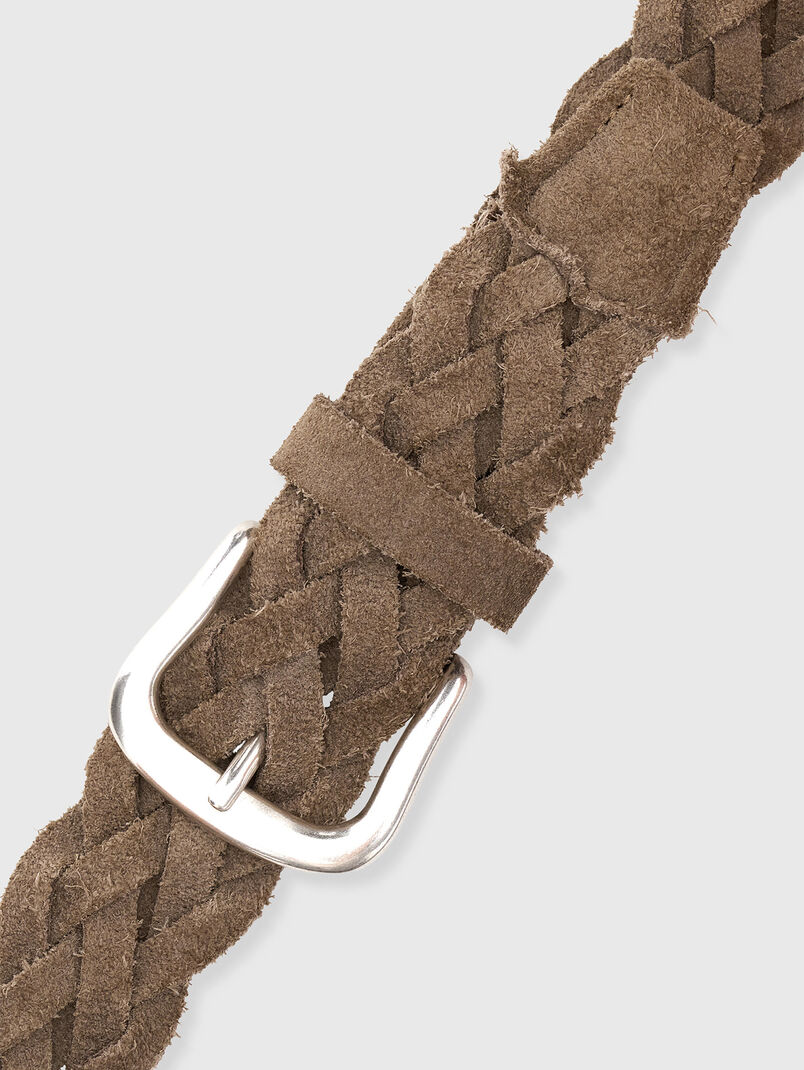 Woven suede belt - 3
