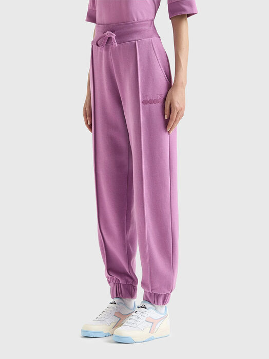 Sweatpants in black color