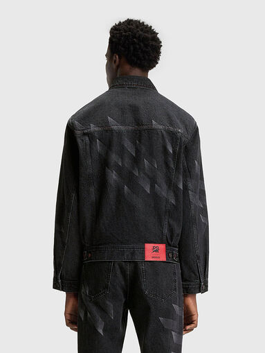 HUGO x RB denim jacket with lasered pattern - 3