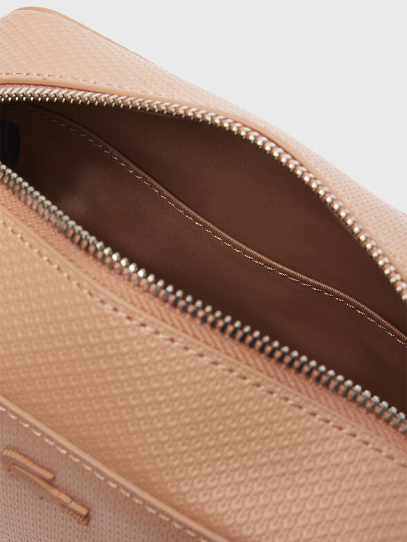 Leather crossbody bag with logo - 6