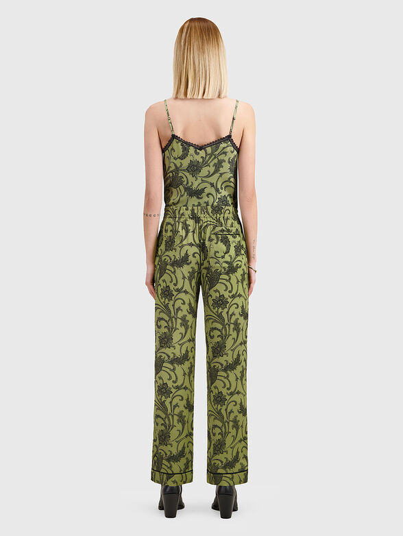 SEUL straight leg trousers from viscose  - 2