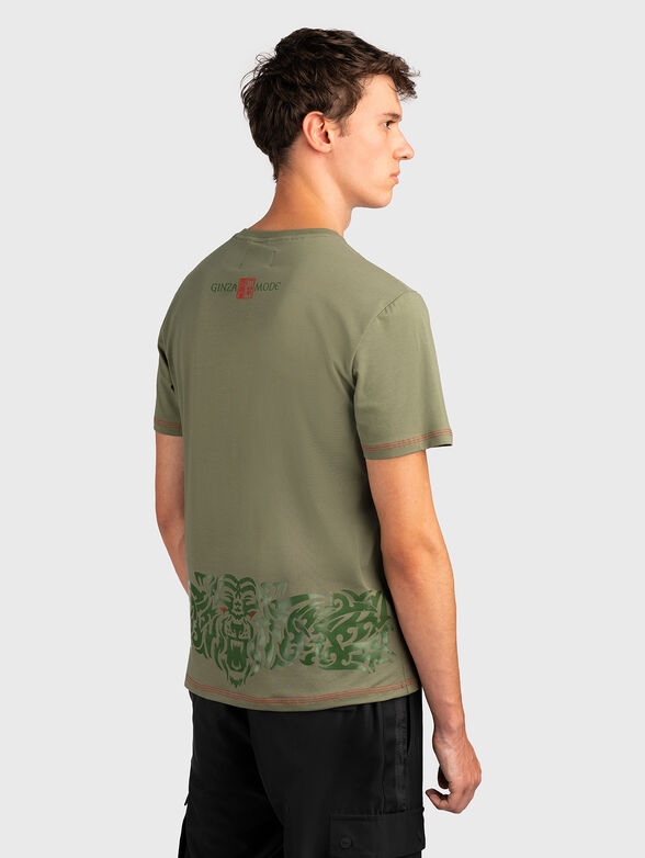 TS177 T-shirt with accent print - 2