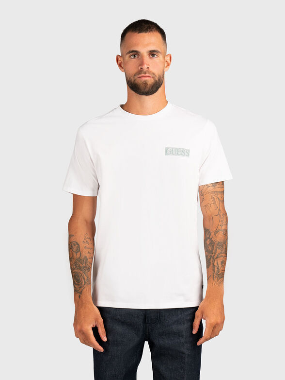 Cotton T-shirt with accent back - 1