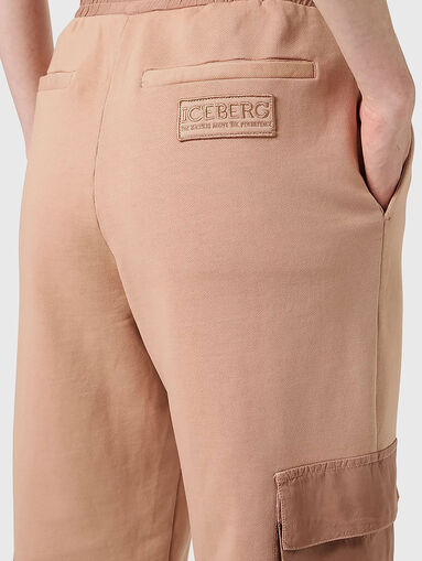 Cotton cargo trousers - 3