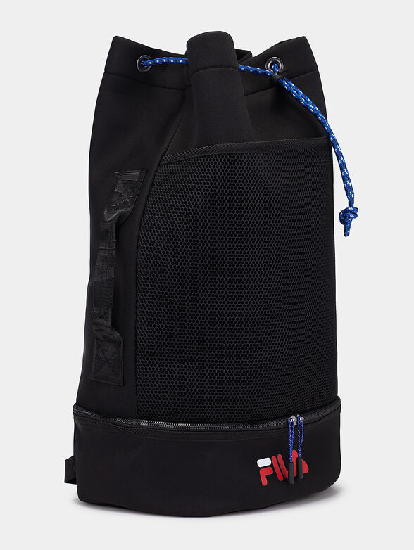 Black backpack with logo - 2