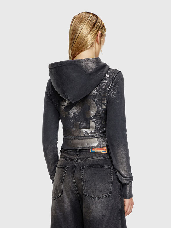 F-SLIMMY-HOOD-P6 cropped sweatshirt - 3