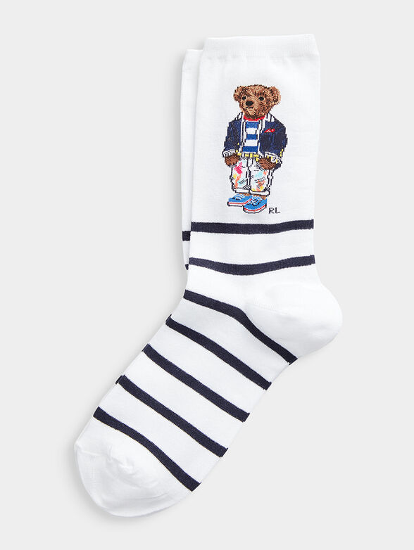 Polo Bear striped socks  - 1