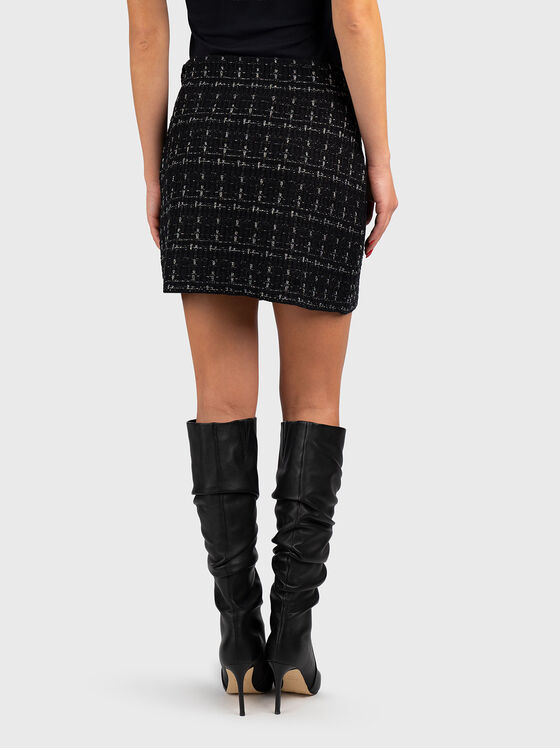 Mini knitted skirt with lurex threads - 2