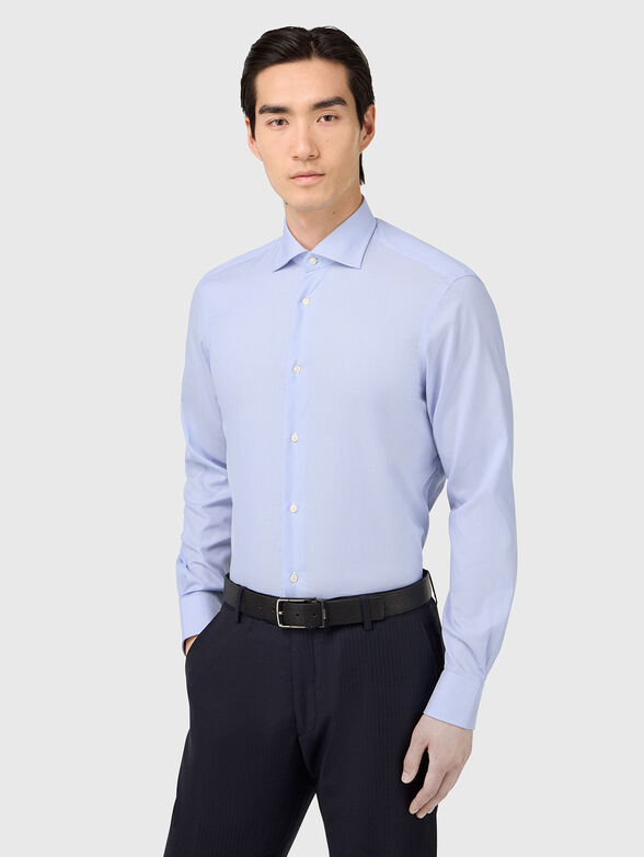 Light blue cotton shirt - 1