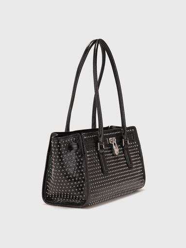 HAMILTON small leather bag with studs - 3