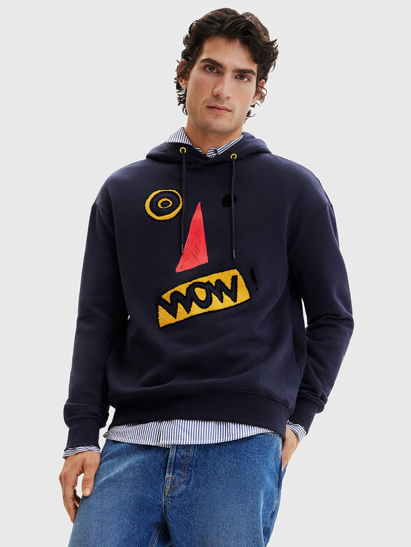 CELESTINO sweatshirt with art accents - 1
