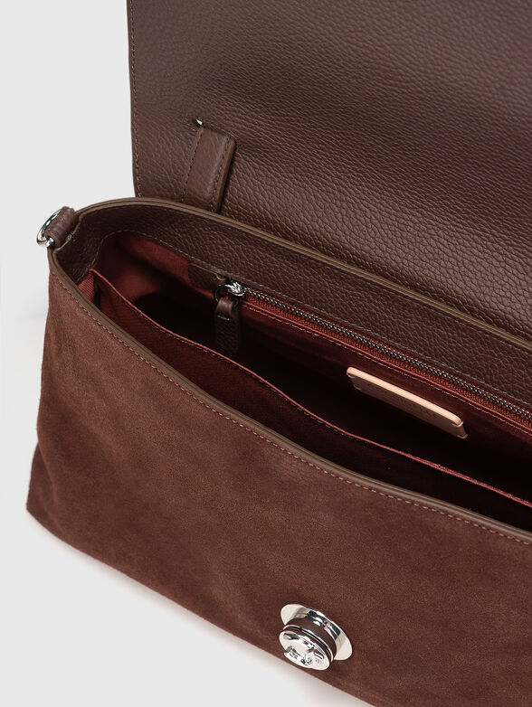 Suede bag with logo detail - 6