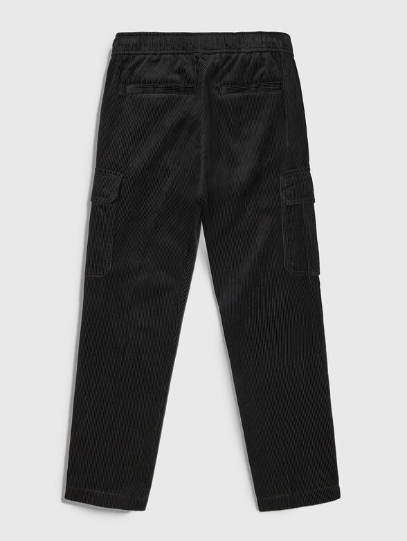 Denim cargo trousers - 2