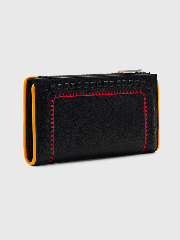 Wallet with contrasting details - 2
