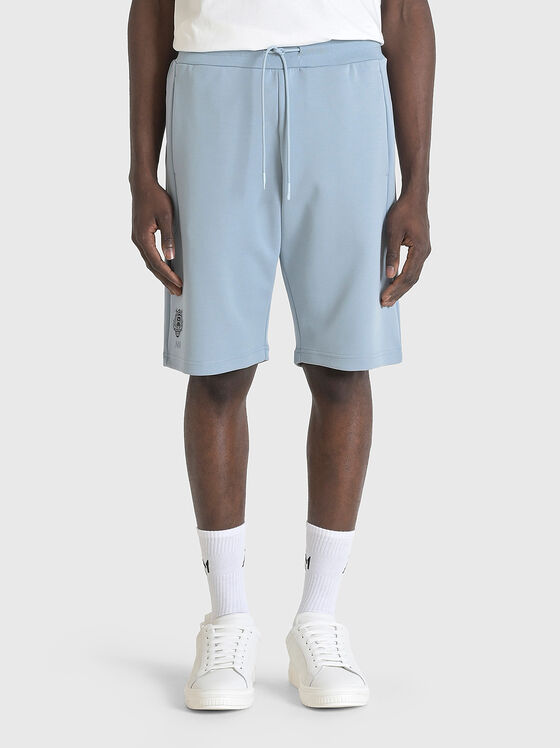Къси спортни панталони с лого детайл - 1