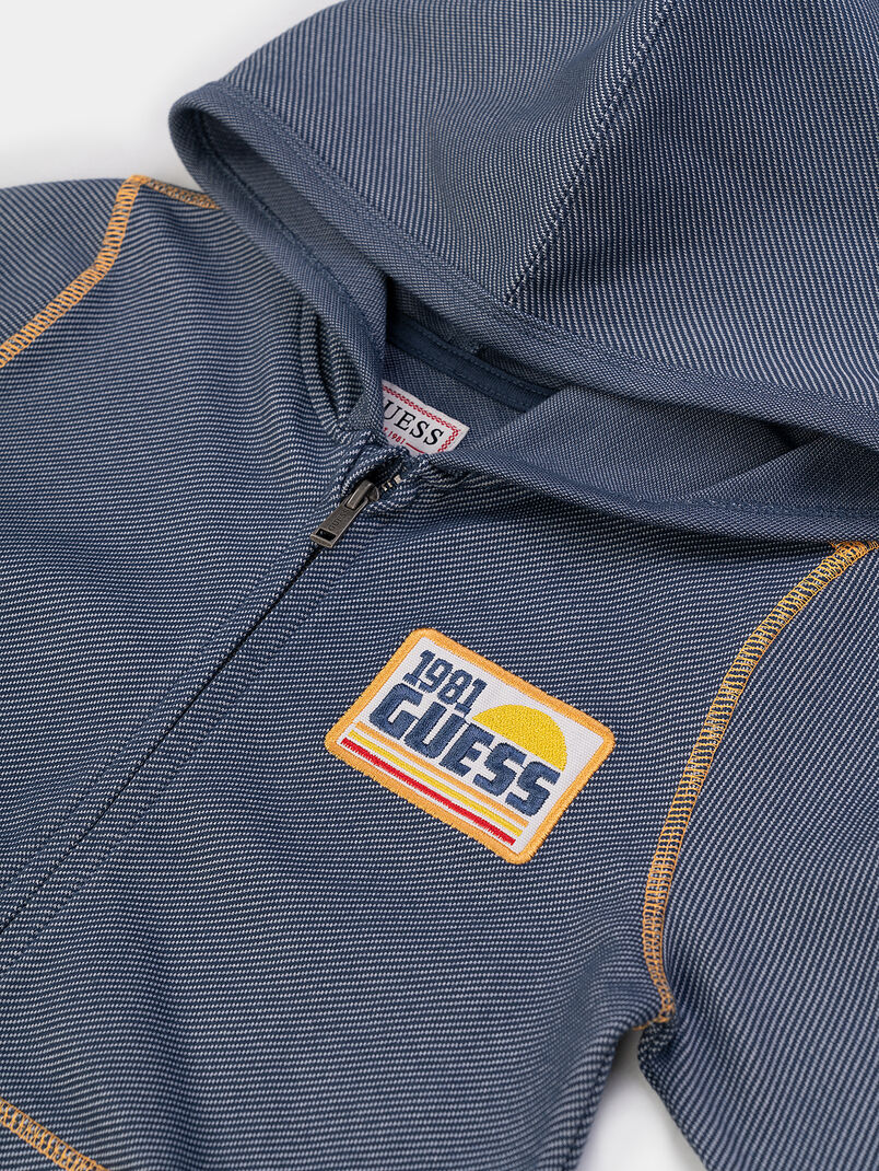 Sweatshirt with logo embroidery - 3