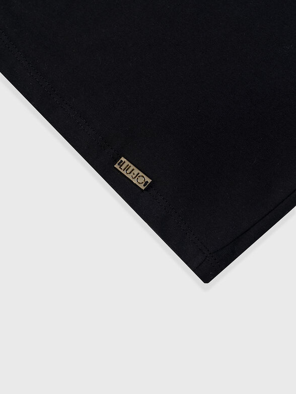 Cotton T-shirt with logo detail - 4
