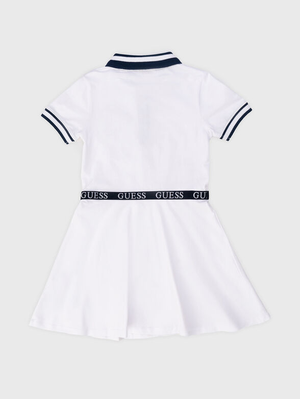 Polo collar pique dress - 1