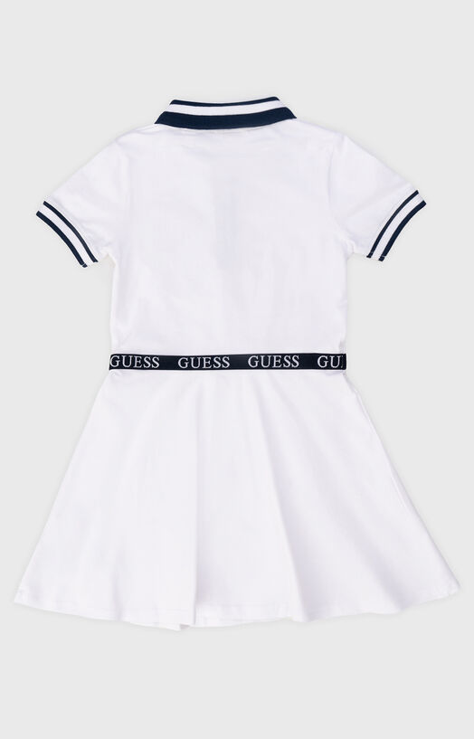 Levis Mujer Polo Guess Eco Pique Logo Blanco Para Mujer Polo