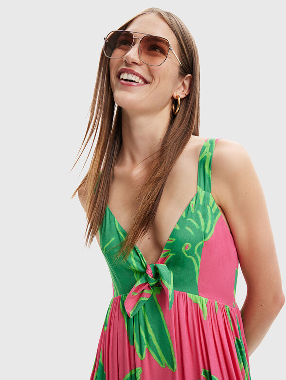 DAMILA maxi dress with colorful print - 3
