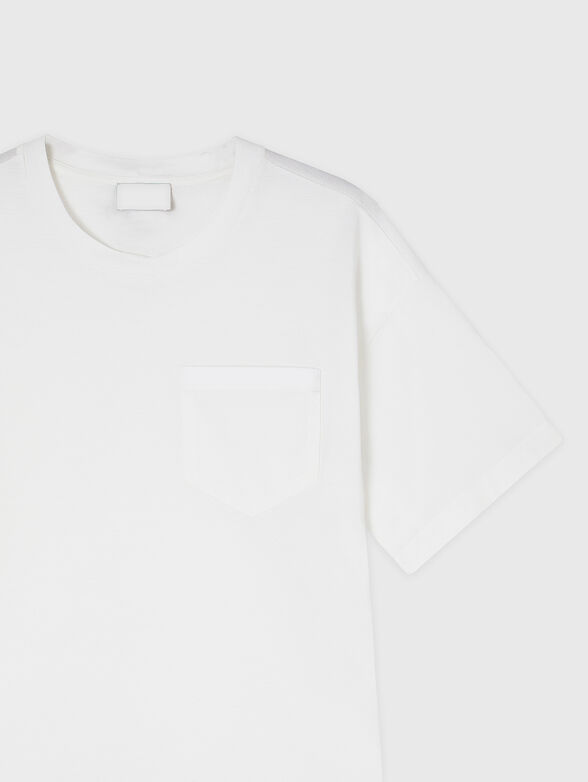 Cotton T-shirt with logo detail - 4