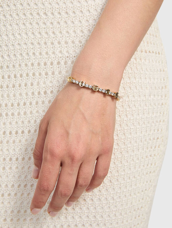Bracelet with rhinestones - 2