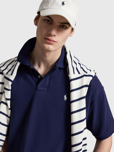 Navy polo shirt - 4