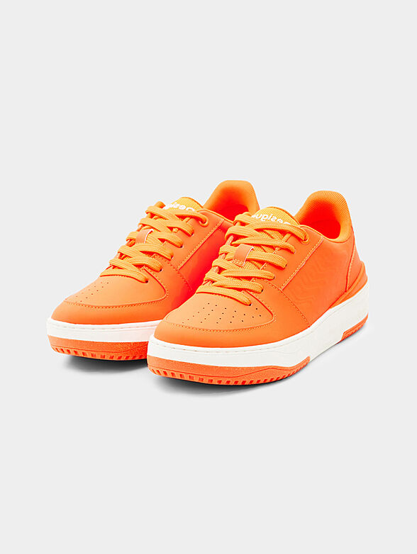 Orange sports shoes - 3