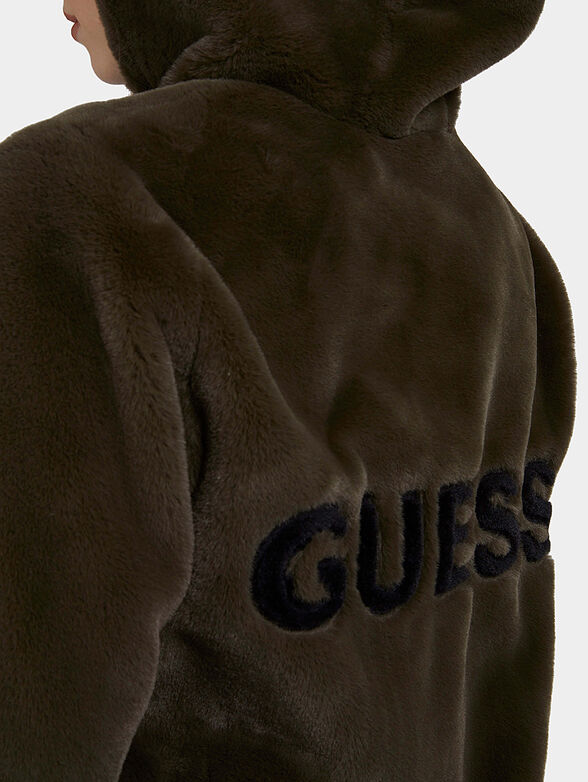 Roxy faux fur logo jacket - 3
