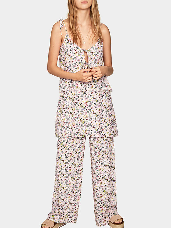 Dress with floral print - 1