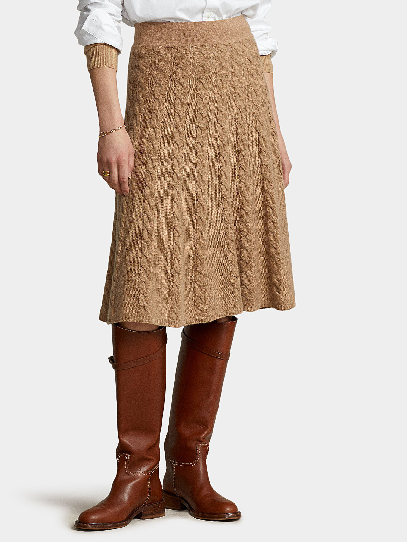 Knitted midi skirt brand POLO RALPH LAUREN Globalbrandsstore en