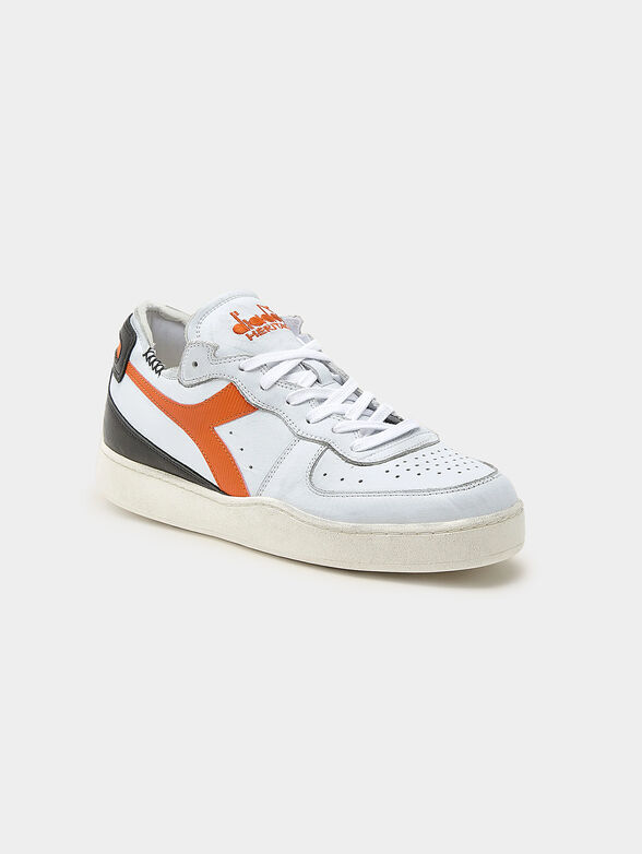 MI BASKET ROW CUT sneakers with contrasting logo - 4