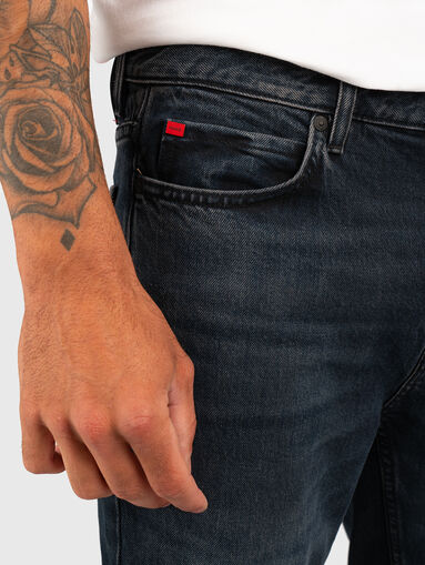 Slim jeans with logo - 4
