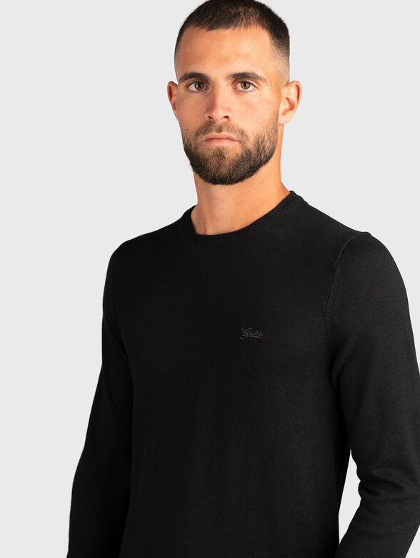 Wool and silk blend sweater - 4