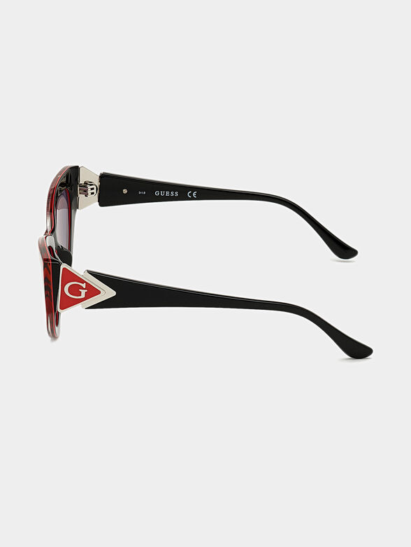 Sun glasses with animal print - 2