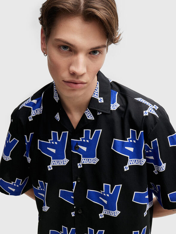 Oversized printed shirt - 4