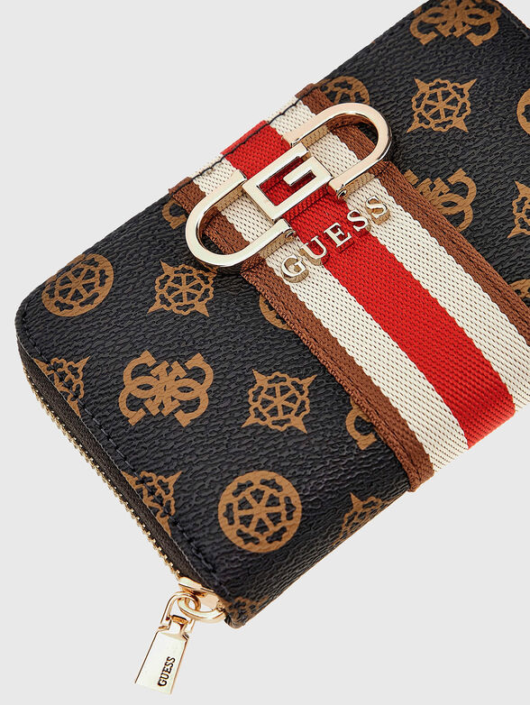 NELKA wallet in brown colour - 3