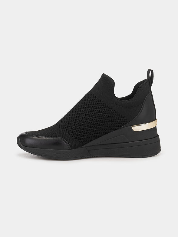 Logo sneakers with wedge - 4