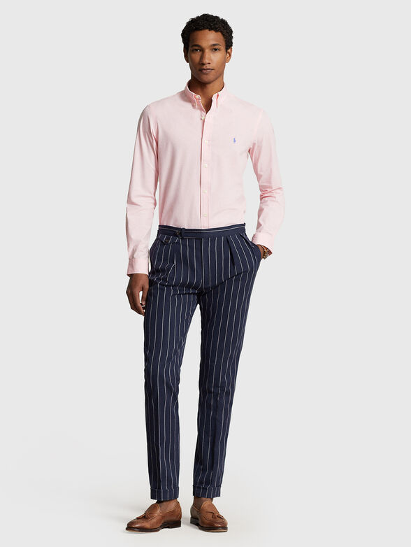 Cotton blend pink shirt - 2