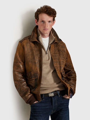 Cotton sweater with zip - 4