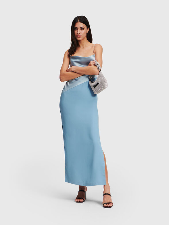 Maxi blue dress - 4