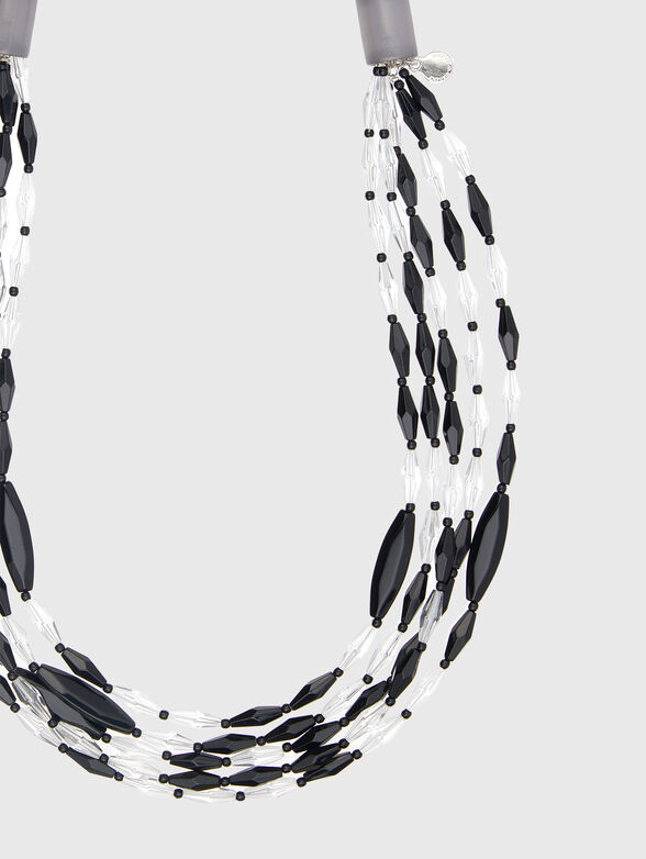 Necklace in black and white - 2