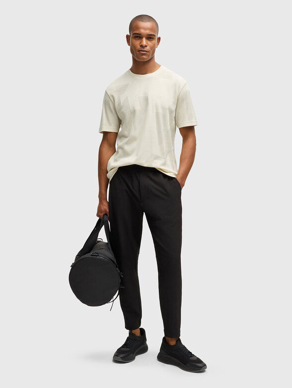 T-shirt with textured accents  - 2