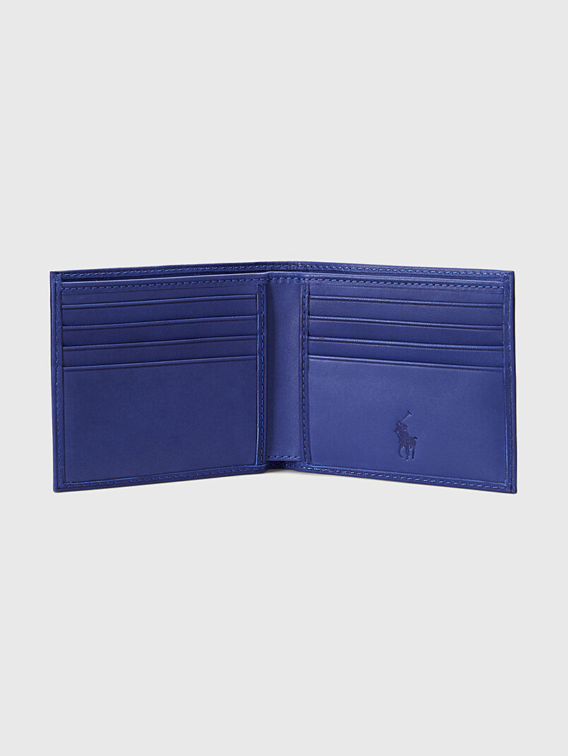 Blue wallet with logo  - 3