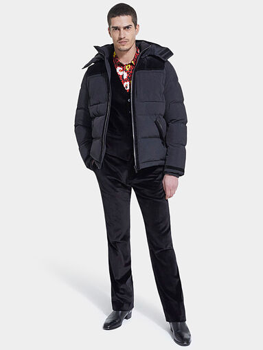 Waterproof padded jacket with hood - 5