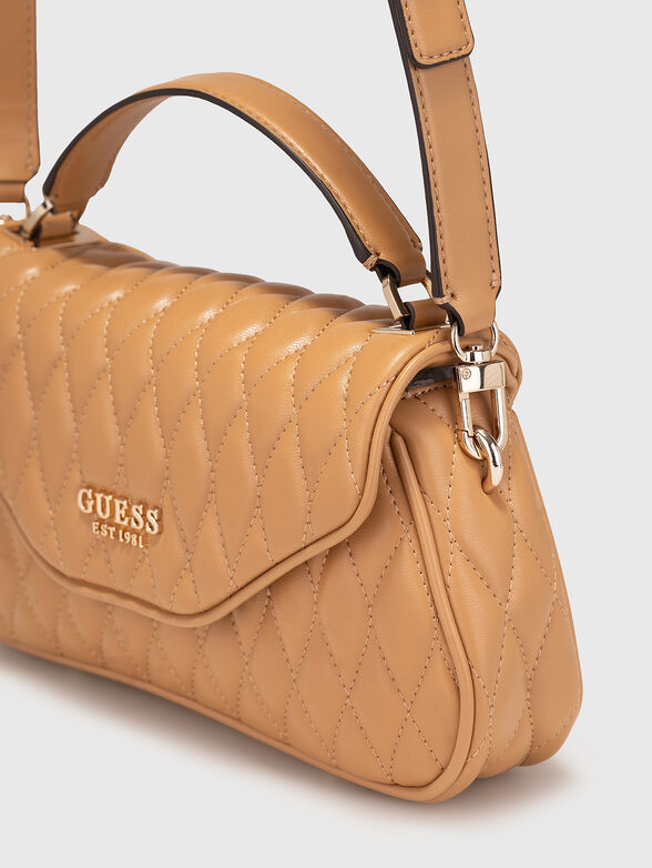 VALLA beige quilted effect bag - 5