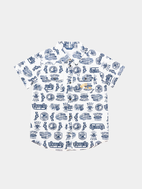 Cotton printed shirt - 1