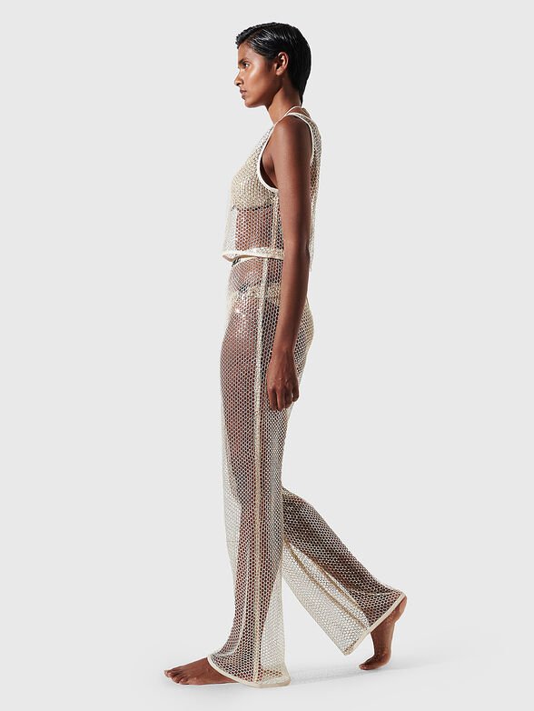 Pants with appliqu&eacute;d sequins - 3