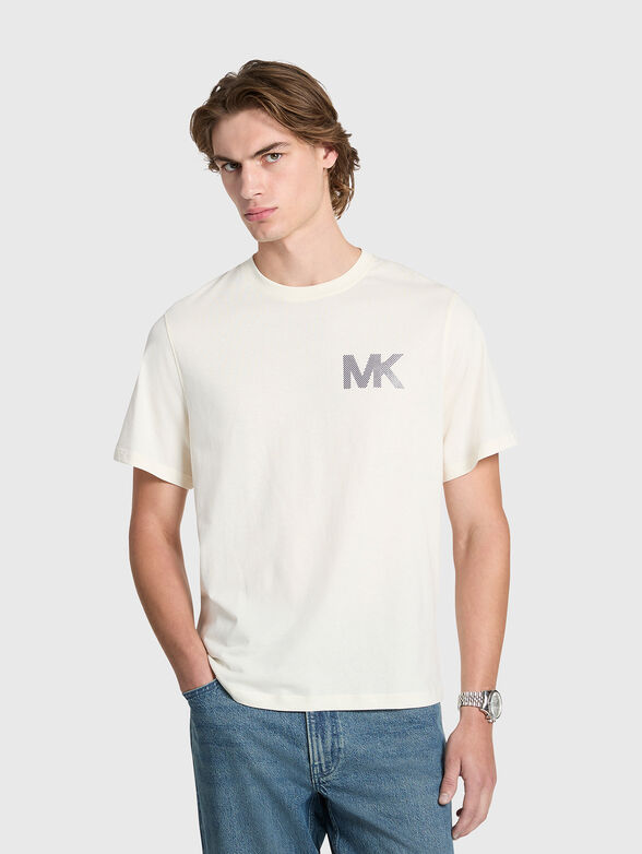 Cotton T-shirt with a statement back - 1